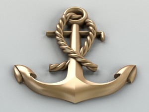 carved decor central 004 3D Model