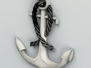 carved decor central 004 3D Model