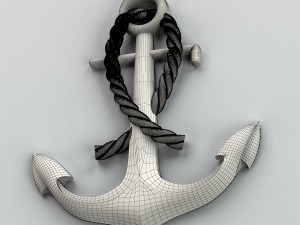 carved decor central 004 3D Model