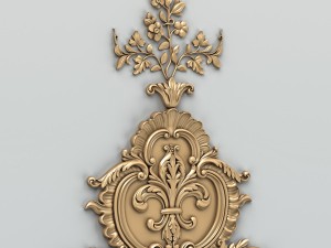 carved decor central 006 3D मॉडल