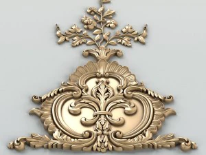 carved decor central 006 3D Model