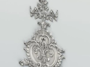 carved decor central 006 3D Model