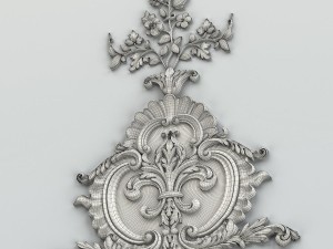 carved decor central 006 3D Model