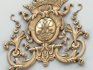 carved decor central 007 3D Model