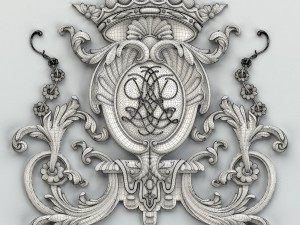 carved decor central 007 3D Model