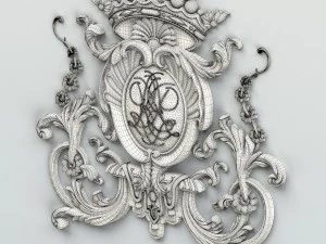 carved decor central 007 3D Model