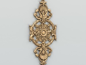 carved decor central 008 3D Model