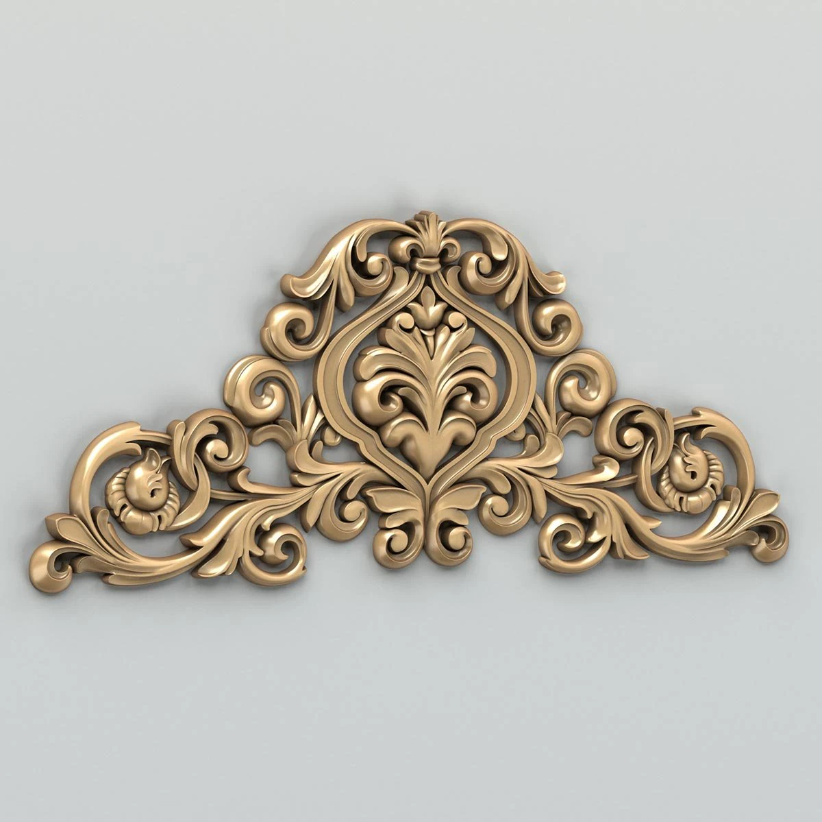 carved decor central 009 3D Model .c4d .max .obj .3ds .fbx .stl .blend 