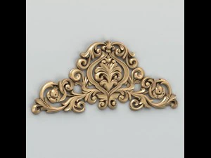 decora&ccedil;&atilde;o esculpida central 009 Modelo 3D