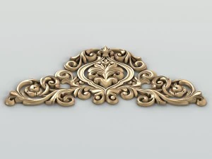carved decor central 009 3D Model