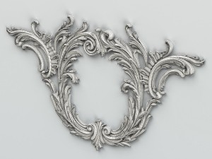 carved decor central 010 Modelo 3D