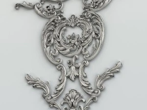 carved decor central 011 3D Model