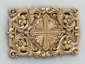 carved decor central 012 3D मॉडल