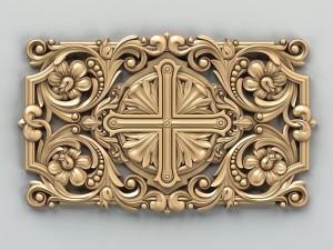 carved decor central 012 3D Model