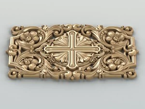 carved decor central 012 3D Model