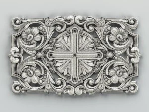 carved decor central 012 3D Model