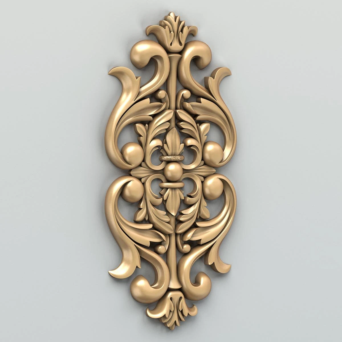 carved decor central 014 3D Model .c4d .max .obj .3ds .fbx .stl .blend 