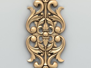 carved decor central 014 3D Модель