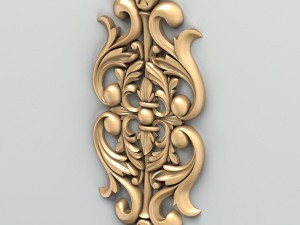 carved decor central 014 3D Модель
