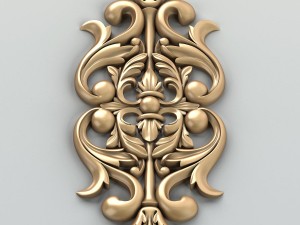 carved decor central 014 3D Модель