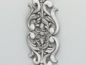 carved decor central 014 3D Модель