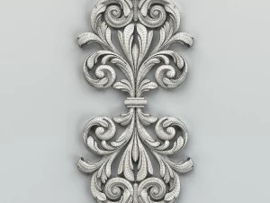 carved decor central 015 3D Model