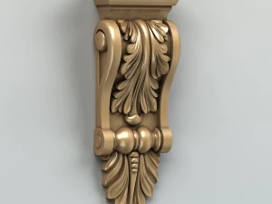 기둥 기둥 001 3D 모델