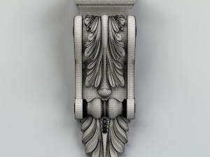 pilaster 001 3Dモデル