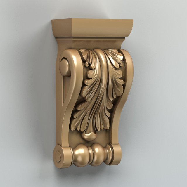 pilaster 002 3D 模型 .c4d .max .obj .3ds .fbx .stl .blend 