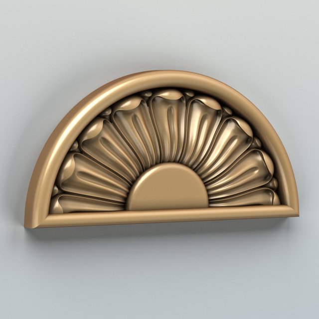 round rosette 003 Modello 3D .c4d .max .obj .3ds .fbx .stl .blend 