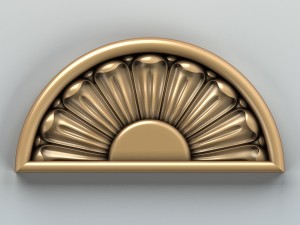 round rosette 003 Modello 3D