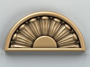 round rosette 003 3D Model
