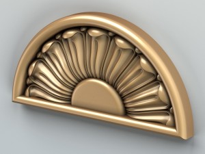 round rosette 003 Modello 3D