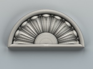 round rosette 003 Modello 3D