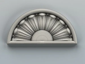 round rosette 003 3D Model