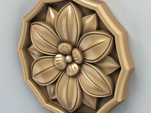 round rosette 006 3D Model