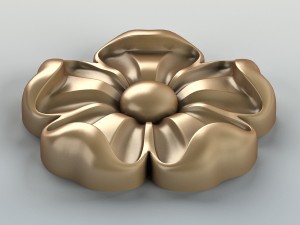 round rosette 007 3D Модель