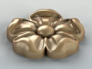 round rosette 007 3D Model