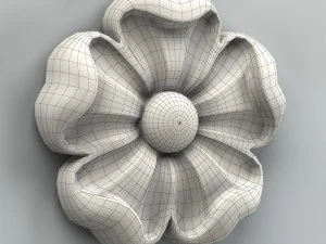 round rosette 007 3D Model