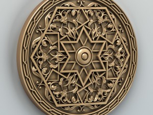 round rosette 009 3D Model