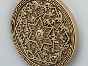 round rosette 009 3D Model