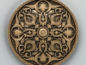 round rosette 010 Modelo 3D