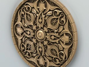 round rosette 010 3D Model