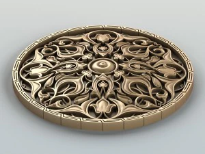 round rosette 010 3D Model