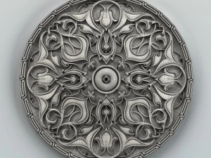 round rosette 010 3D Model