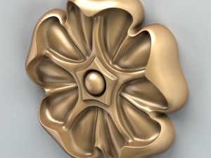 round rosette 011 Modelo 3D