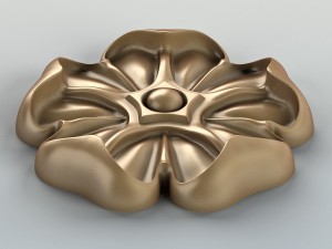 round rosette 011 Modelo 3D