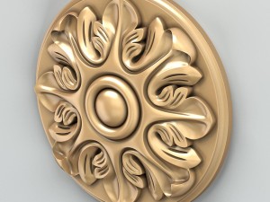 round rosette 012 3D Модель