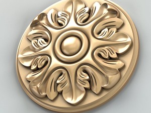 round rosette 012 3D Модель