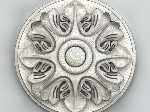 round rosette 012 3D Модель